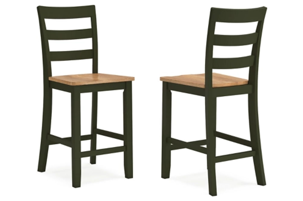 Signature Design by Ashley Gesthaven Counter Height Barstool (Set of 2)-Natura