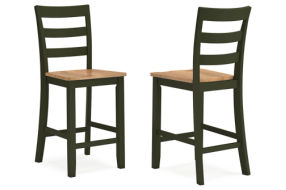 Signature Design by Ashley Gesthaven Counter Height Barstool (Set of 2)-Natura