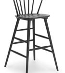 Signature Design by Ashley Otaska Bar Height Stool (Set of 2)-Black