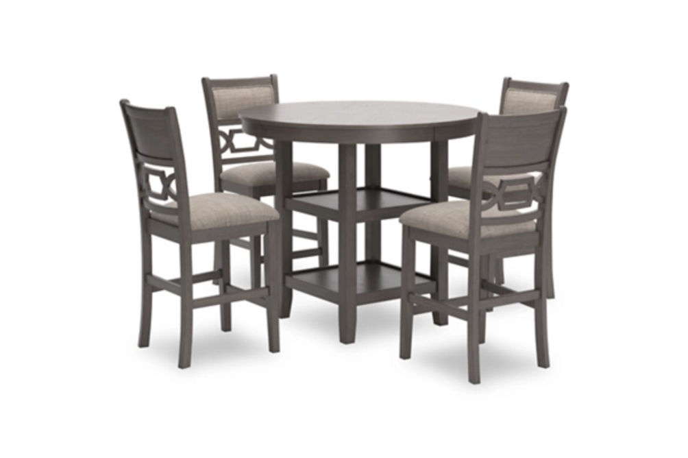 Signature Design by Ashley Wrenning Counter Height Dining Table and 4 Barstool