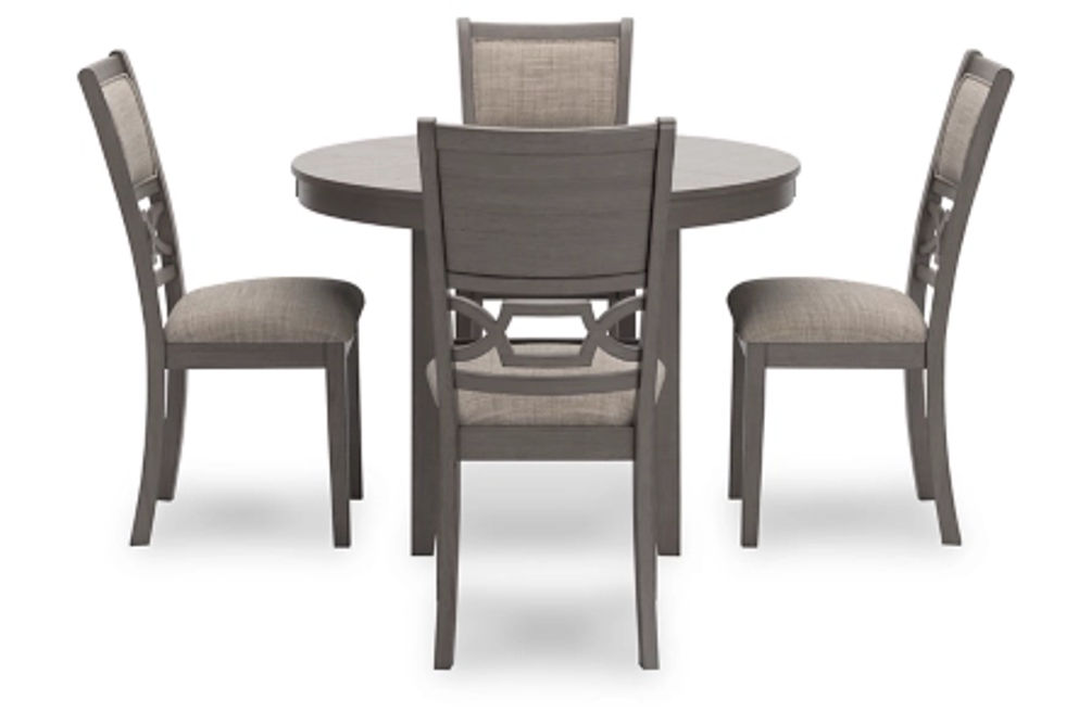 Signature Design by Ashley Wrenning Dining Table and 4 Chairs (Set of 5)