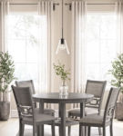 Signature Design by Ashley Wrenning Dining Table and 4 Chairs (Set of 5)