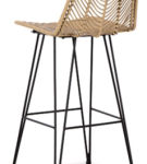 Signature Design by Ashley Angentree Bar Height Bar Stool (Set of 2)-Natural/B