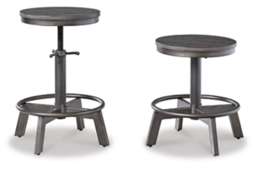 Signature Design by Ashley Torjin Counter Height Stool (Set of 2)-Gray