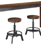 Signature Design by Ashley Torjin Counter Height Dining Table and 2 Barstools-