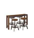 Signature Design by Ashley Torjin Counter Height Dining Table with 4 Barstools