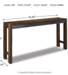 Signature Design by Ashley Torjin Counter Height Dining Table with 4 Barstools