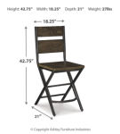 Signature Design by Ashley Kavara Counter Height Bar Stool (Set of 2)-Medium B