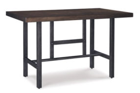 Signature Design by Ashley Kavara Counter Height Dining Table with 4 Barstools