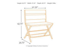 Signature Design by Ashley Kavara Counter Height Dining Table with 4 Barstools