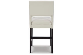 Signature Design by Ashley Leektree Counter Height Bar Stool (Set of 2)-Ivory/