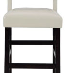 Signature Design by Ashley Leektree Bar Height Bar Stool (Set of 2)-Ivory/Brow