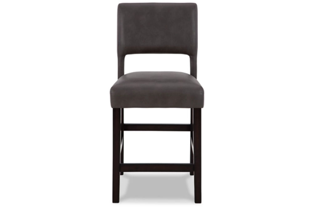 Signature Design by Ashley Leektree Counter Height Bar Stool (Set of 2)-Gray/B