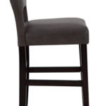 Signature Design by Ashley Leektree Bar Height Bar Stool (Set of 2)-Gray/Brown