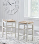 Signature Design by Ashley Mirimyn Counter Height Bar Stool (Set of 2)-White