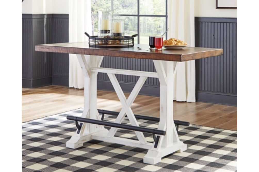 Signature Design by Ashley Valebeck Counter Height Table and 4 Stools-Multi