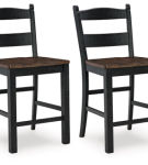 Signature Design by Ashley Valebeck Counter Height Barstool (Set of 2)-Multi