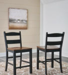 Signature Design by Ashley Valebeck Counter Height Barstool (Set of 2)-Multi