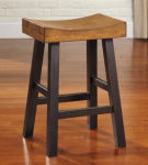 Signature Design by Ashley Glosco Counter Height Bar Stool (Set of 2)-Medium B