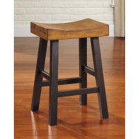 Signature Design by Ashley Glosco Counter Height Bar Stool (Set of 2)-Medium B