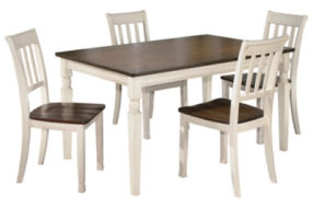 Signature Design by Ashley Whitesburg Dining Table and 4 Chairs