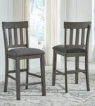 Signature Design by Ashley Hallanden Counter Height Bar Stool (Set of 2)-Two-t