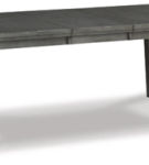 Signature Design by Ashley Hallanden Dining Table, 4 Chairs, and Bench-Gray