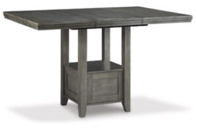 Signature Design by Ashley Hallanden Counter Height Dining Table and 6 Barstool