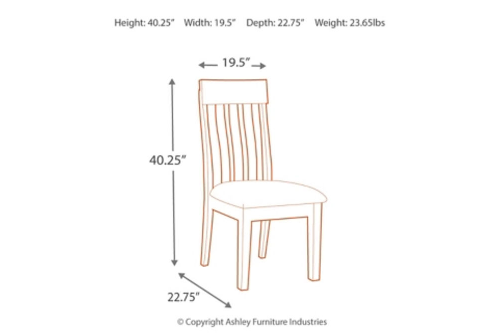 Signature Design by Ashley Ralene Dining Table and 6 Chairs and Bench-Medium B