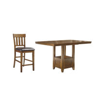 Signature Design by Ashley Ralene Counter Height Dining Table and 6 Barstools