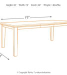 Flaybern Dining Table and 6 Chairs