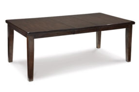 Signature Design by Ashley Haddigan Dining Table and 8 Chairs-Dark Brown