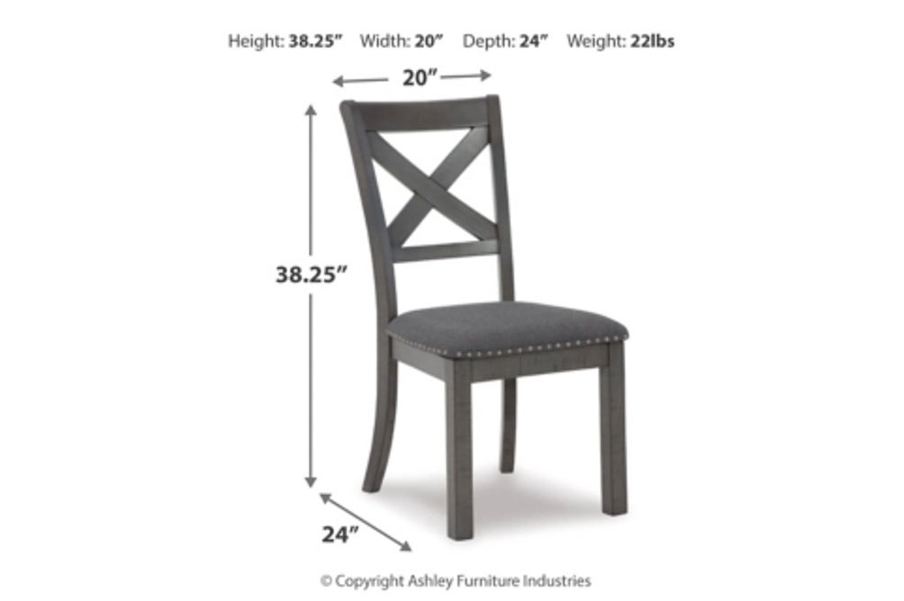 Signature Design by Ashley Myshanna Dining Table, 2 Chairs and 2 Benches