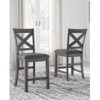 Signature Design by Ashley Myshanna Counter Height Dining Table and 6 Barstools