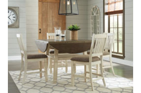 Signature Design by Ashley Bolanburg Counter Height Dining Table and 4 Barstools