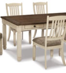 Signature Design by Ashley Bolanburg Dining Table with 6 Chairs