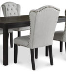 Signature Design by Ashley Jeanette Dining Table with 4 Chairs-Black