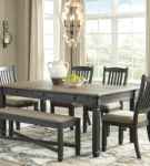 Signature Design by Ashley Tyler Creek Dining Table, 4 Chairs and Bench