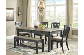 Signature Design by Ashley Tyler Creek Dining Table, 4 Chairs and Bench