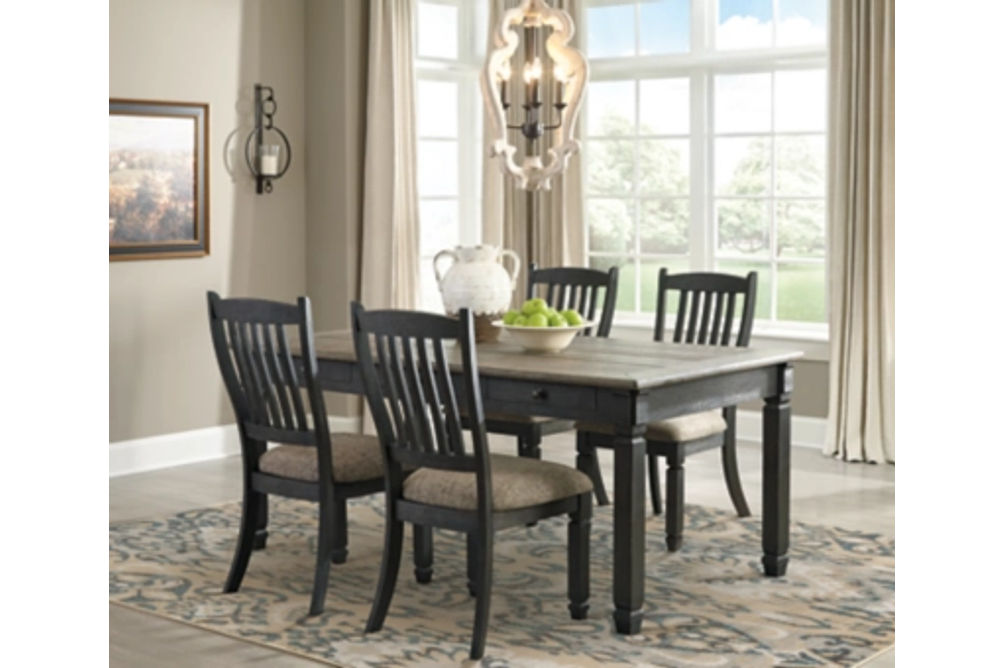 Signature Design by Ashley Tyler Creek Dining Table and 4 Chairs