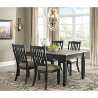 Signature Design by Ashley Tyler Creek Dining Table and 4 Chairs