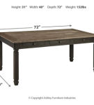 Signature Design by Ashley Tyler Creek Dining Table and 6 Chairs