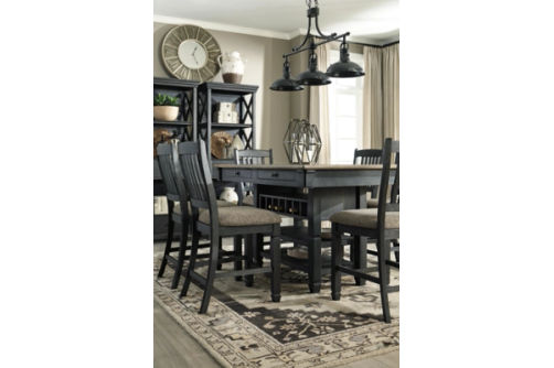 Signature Design by Ashley Tyler Creek Counter Height Dining Table with 4 Bars