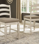 Signature Design by Ashley Realyn Counter Height Bar Stool (Set of 2)-Chipped