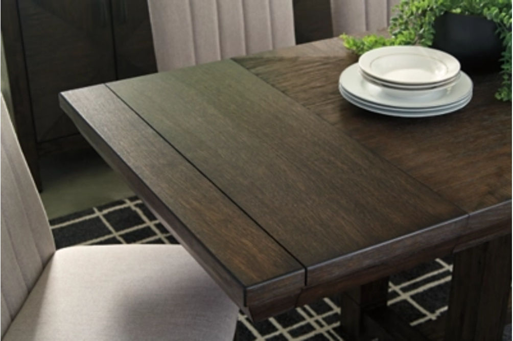 Millennium by Ashley Dellbeck Dining Extension Table-Brown