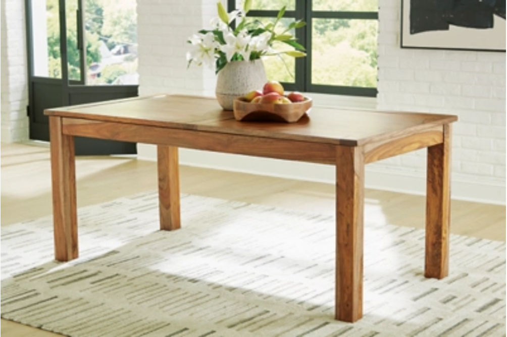 Signature Design by Ashley Dressonni Dining Extension Table-Brown