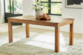 Signature Design by Ashley Dressonni Dining Extension Table-Brown