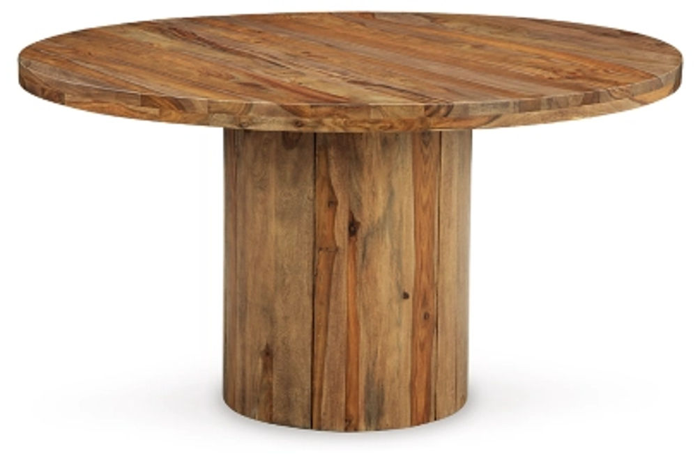 Signature Design by Ashley Dressonni Dining Table-Brown