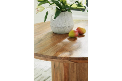 Signature Design by Ashley Dressonni Dining Table-Brown