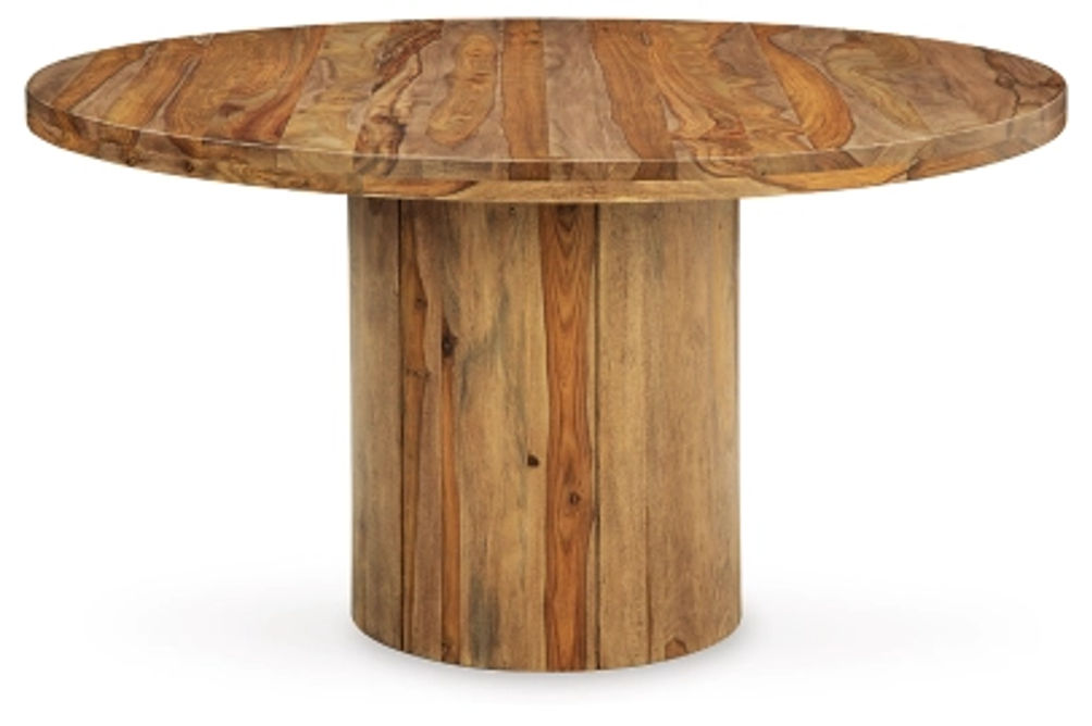 Signature Design by Ashley Dressonni Dining Table-Brown